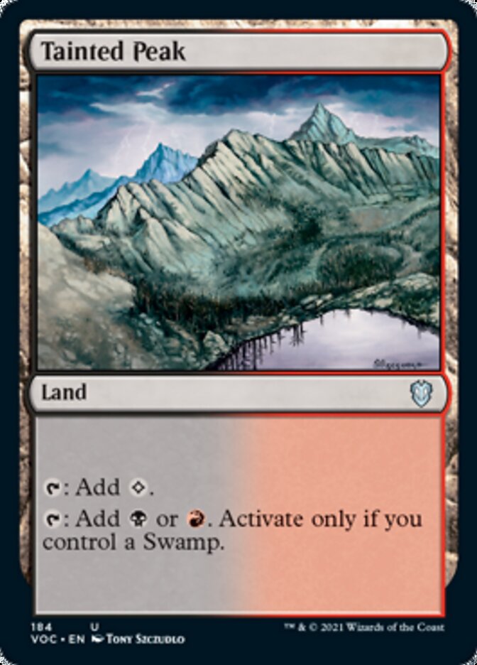 Tainted Peak [Innistrad: Crimson Vow Commander] | Mega City Incorporated