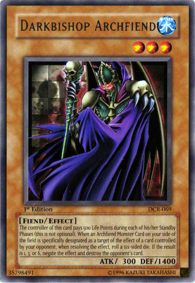 Darkbishop Archfiend [DCR-069] Rare | Mega City Incorporated