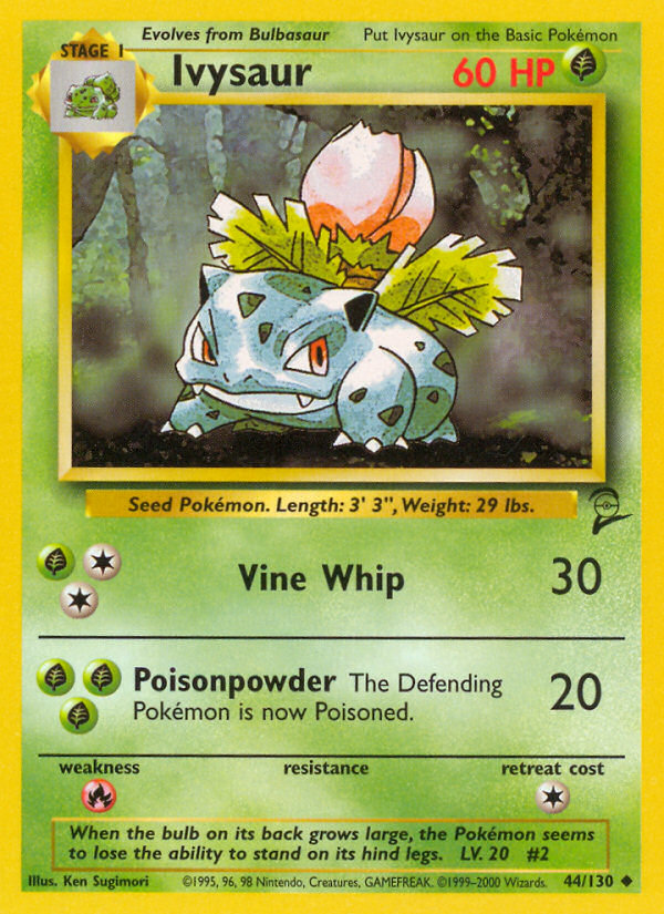 Ivysaur (44/130) [Base Set 2] | Mega City Incorporated