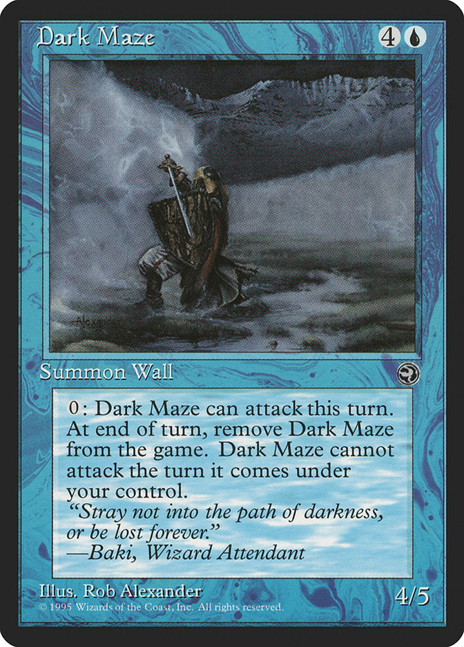 Dark Maze (Baki Flavor Text) [Homelands] | Mega City Incorporated