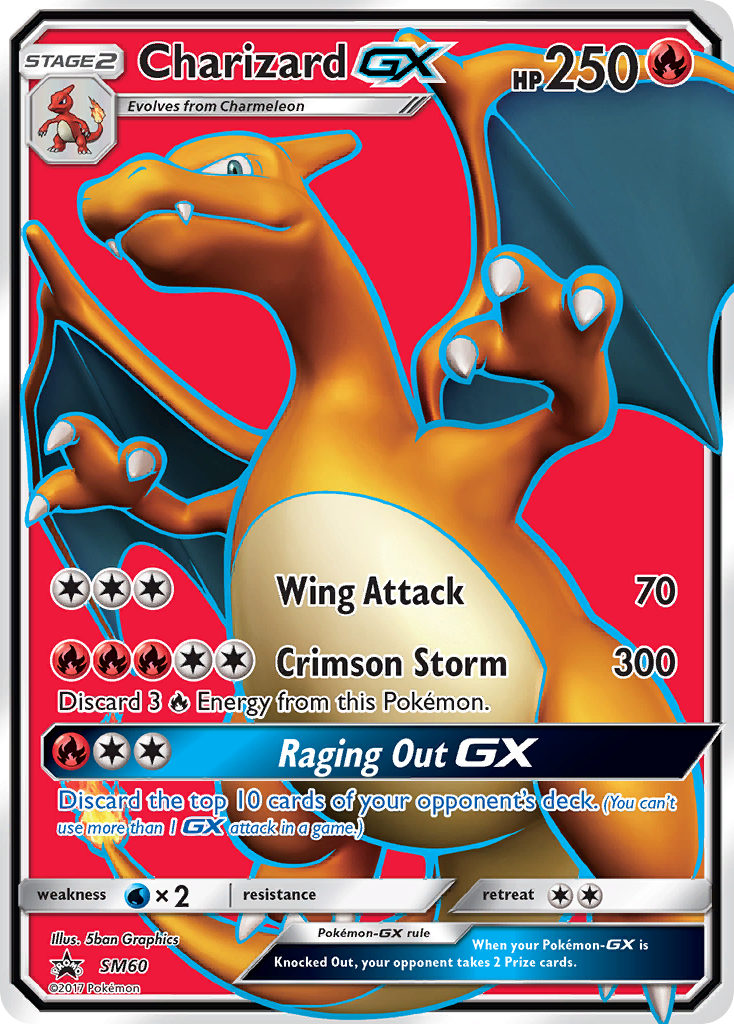 Charizard GX (SM60) (Jumbo Card) [Sun & Moon: Black Star Promos] | Mega City Incorporated