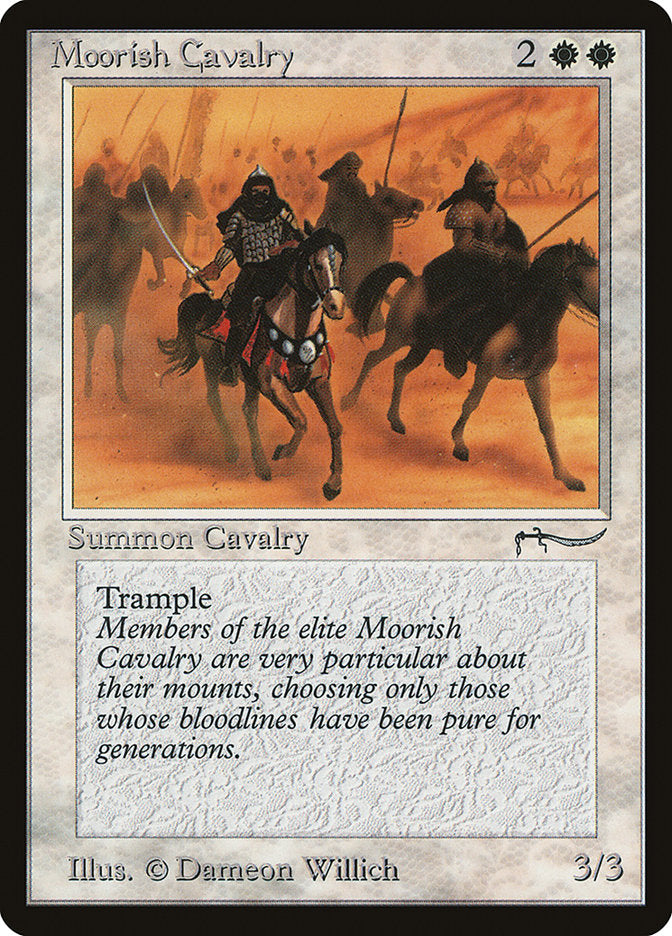 Moorish Cavalry (Light Mana Cost) [Arabian Nights] | Mega City Incorporated