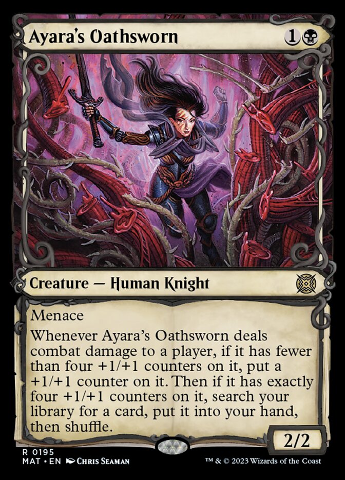 Ayara's Oathsworn (Showcase Halo Foil) [March of the Machine: The Aftermath] | Mega City Incorporated