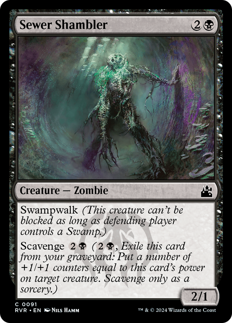 Sewer Shambler [Ravnica Remastered] | Mega City Incorporated