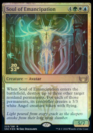 Soul of Emancipation [Streets of New Capenna Prerelease Promos] | Mega City Incorporated