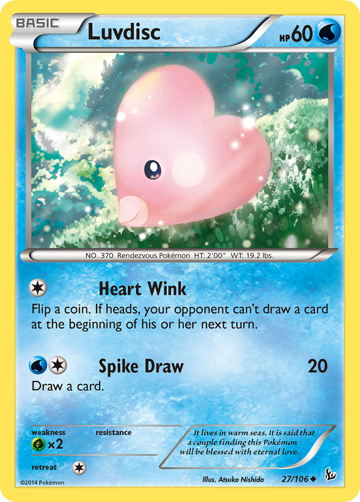 Luvdisc (27/106) [XY: Flashfire] | Mega City Incorporated