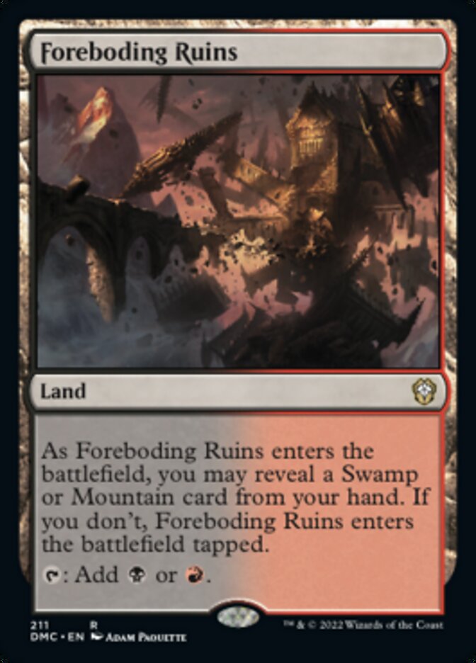 Foreboding Ruins [Dominaria United Commander] | Mega City Incorporated