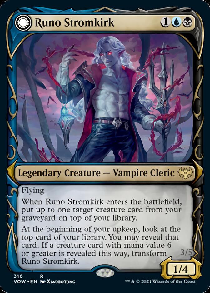 Runo Stromkirk // Krothuss, Lord of the Deep (Showcase Fang Frame) [Innistrad: Crimson Vow] | Mega City Incorporated