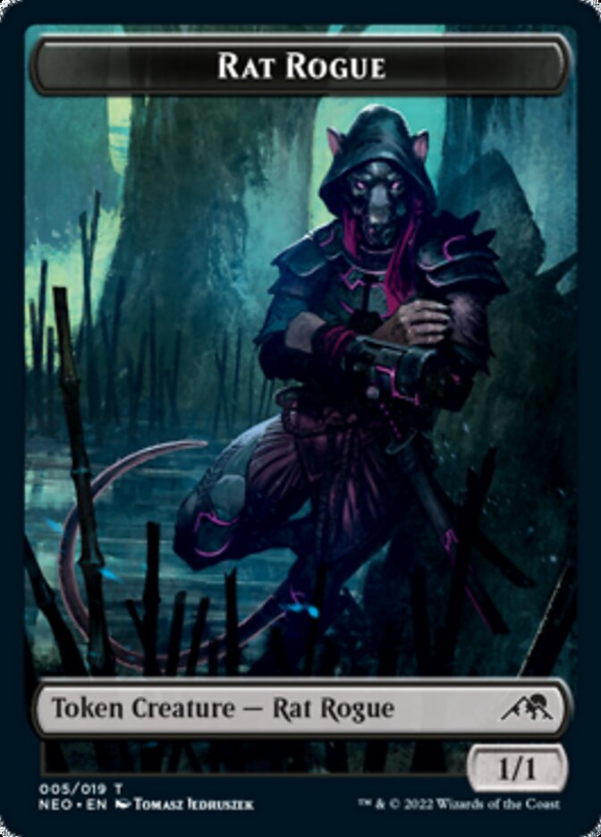 Rat Rogue Token [Kamigawa: Neon Dynasty Tokens] | Mega City Incorporated