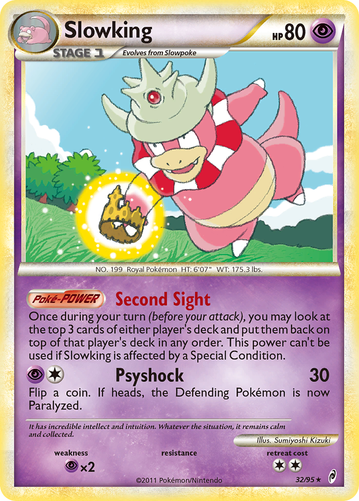 Slowking (32/95) [HeartGold & SoulSilver: Call of Legends] | Mega City Incorporated