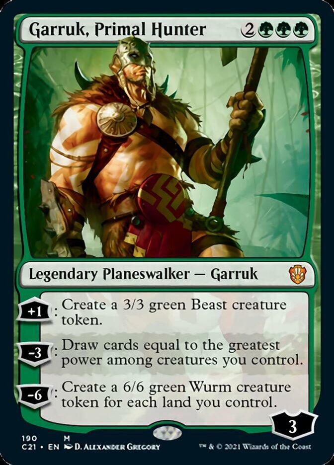 Garruk, Primal Hunter [Commander 2021] | Mega City Incorporated