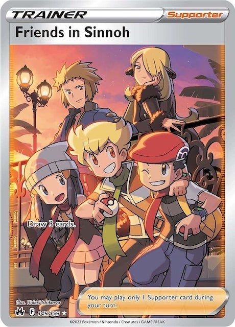 Friends in Sinnoh (149/159) (Full Art) [Sword & Shield: Crown Zenith] | Mega City Incorporated