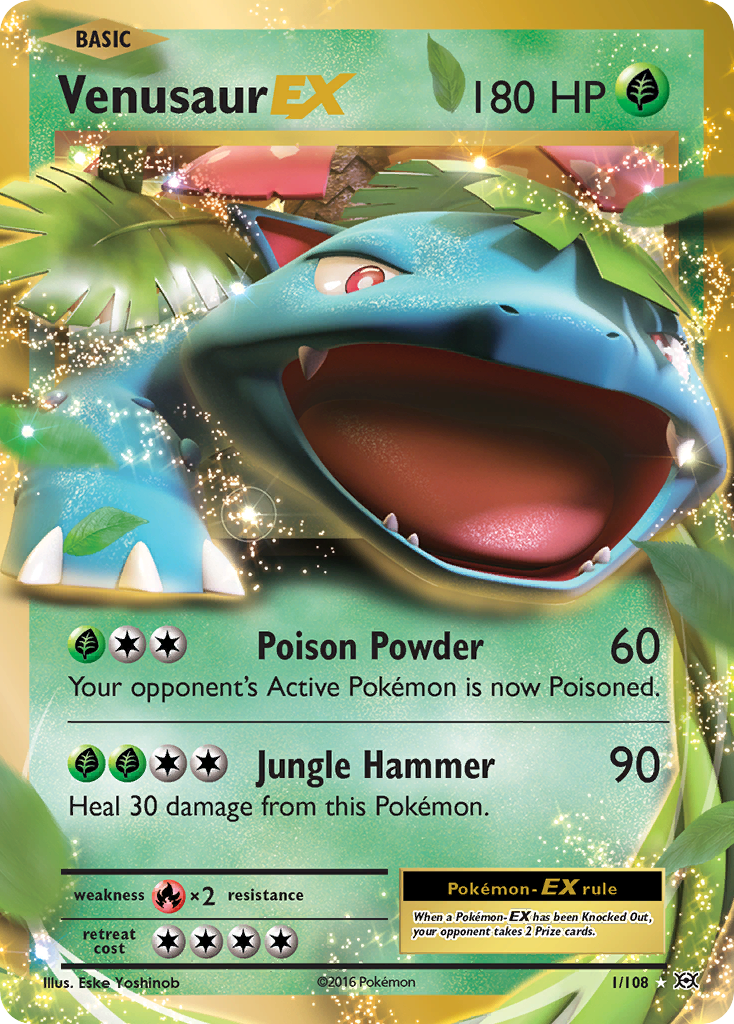 Venusaur EX (1/108) [XY: Evolutions] | Mega City Incorporated