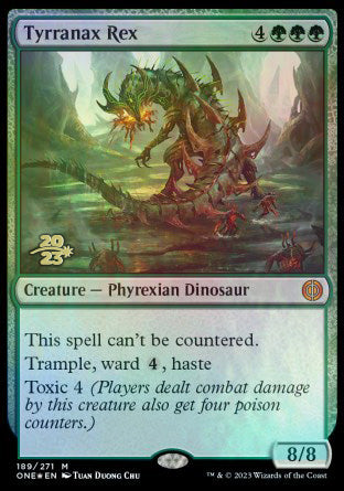 Tyrranax Rex [Phyrexia: All Will Be One Prerelease Promos] | Mega City Incorporated