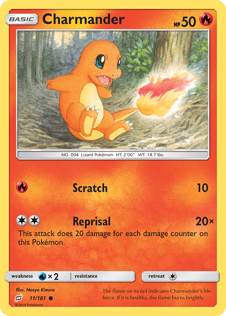 Charmander (11/181) [Sun & Moon: Team Up] | Mega City Incorporated