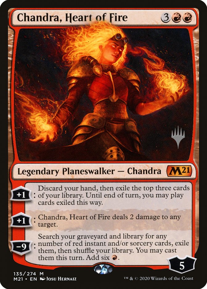 Chandra, Heart of Fire (Promo Pack) [Core Set 2021 Promos] | Mega City Incorporated