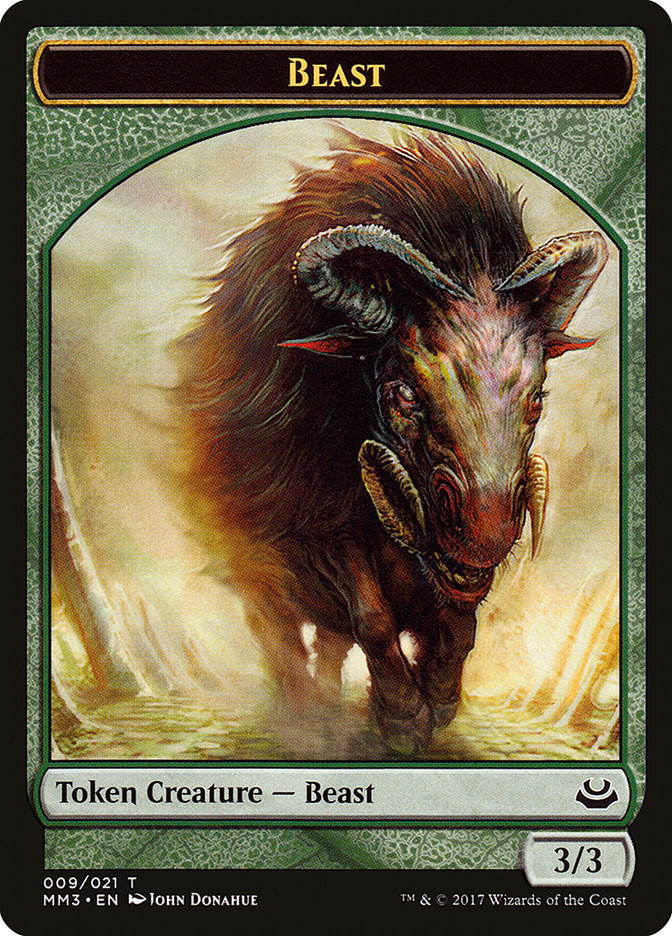 Beast (009/021) [Modern Masters 2017 Tokens] | Mega City Incorporated