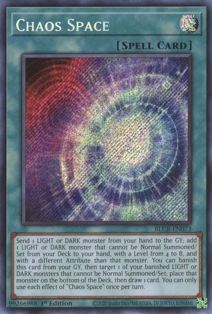 Chaos Space [BLCR-EN073] Secret Rare | Mega City Incorporated