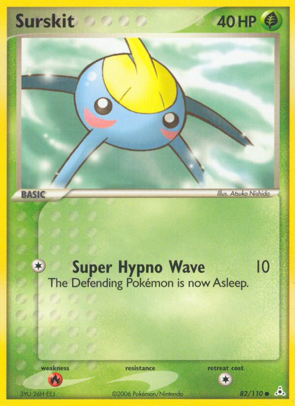 Surskit (82/110) [EX: Holon Phantoms] | Mega City Incorporated