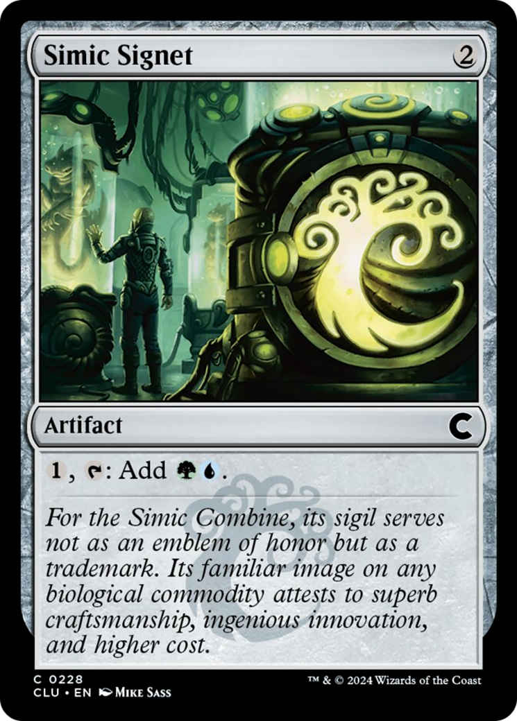 Simic Signet [Ravnica: Clue Edition] | Mega City Incorporated