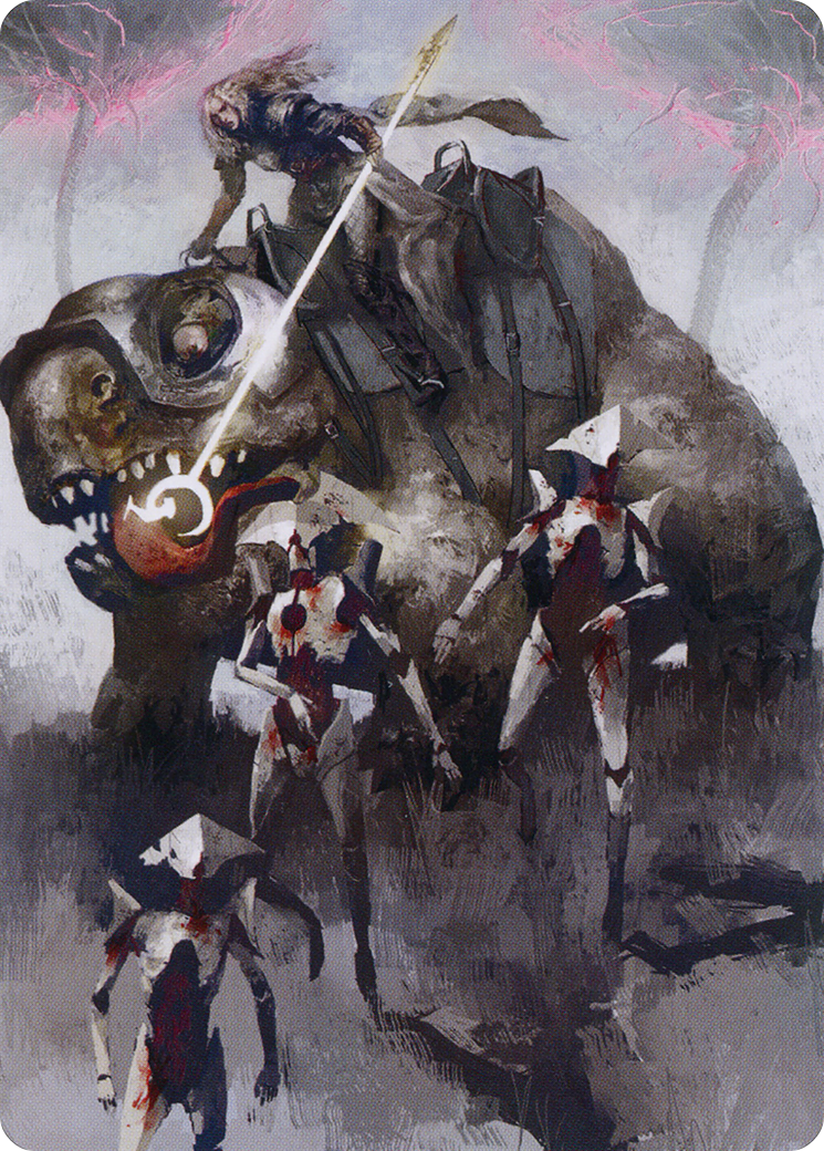 Thalia and The Gitrog Monster Art Card [March of the Machine Art Series] | Mega City Incorporated