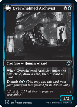 Overwhelmed Archivist // Archive Haunt [Innistrad: Double Feature] | Mega City Incorporated