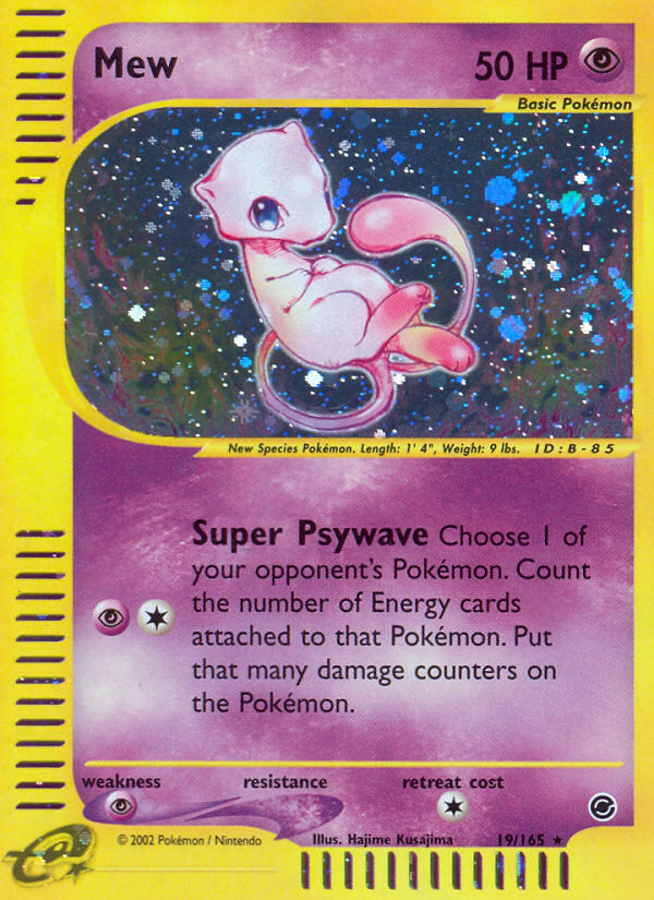 Mew (19/165) [Expedition: Base Set] | Mega City Incorporated