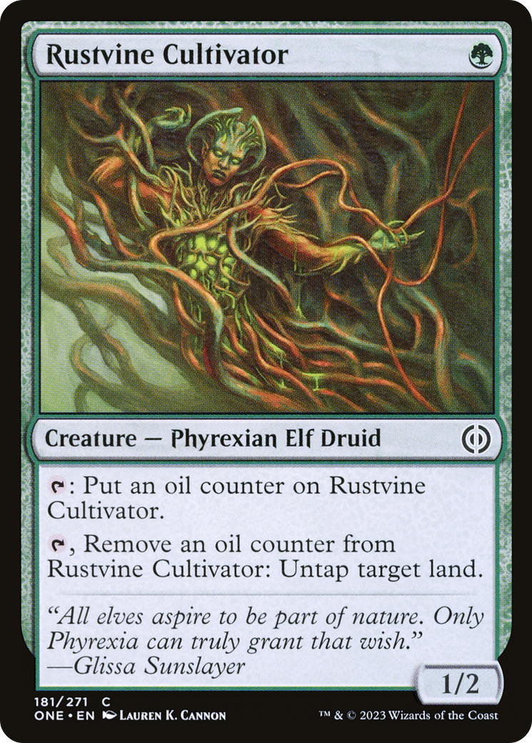 Rustvine Cultivator [Phyrexia: All Will Be One] | Mega City Incorporated