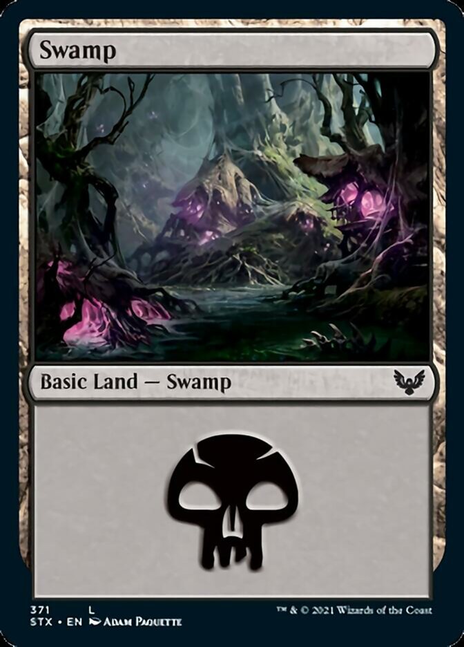 Swamp (#371) [Strixhaven: School of Mages] | Mega City Incorporated