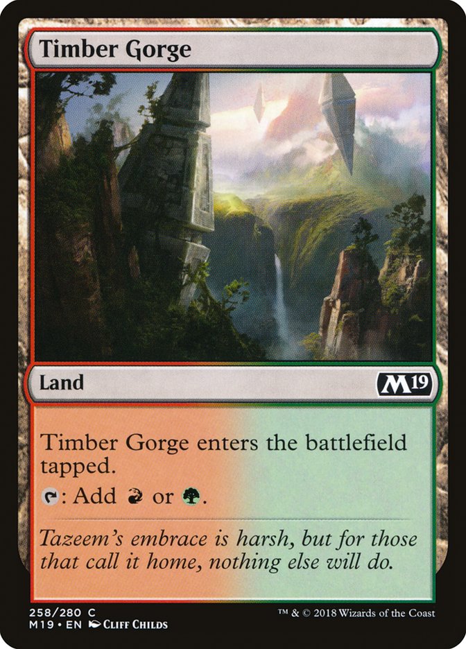 Timber Gorge [Core Set 2019] | Mega City Incorporated