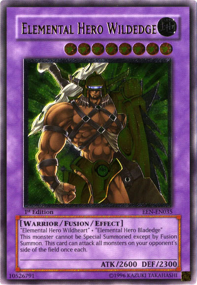 Elemental Hero Wildedge [EEN-EN035] Ultimate Rare | Mega City Incorporated