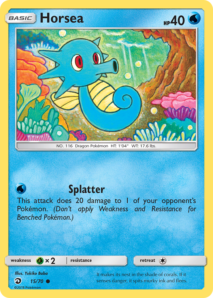 Horsea (15/70) [Sun & Moon: Dragon Majesty] | Mega City Incorporated