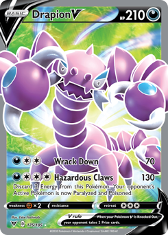 Drapion V (175/185) [Sword & Shield: Vivid Voltage] | Mega City Incorporated