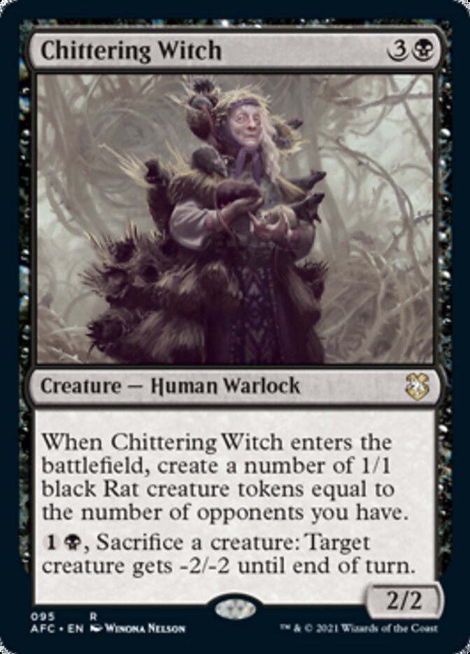 Chittering Witch [Dungeons & Dragons: Adventures in the Forgotten Realms Commander] | Mega City Incorporated