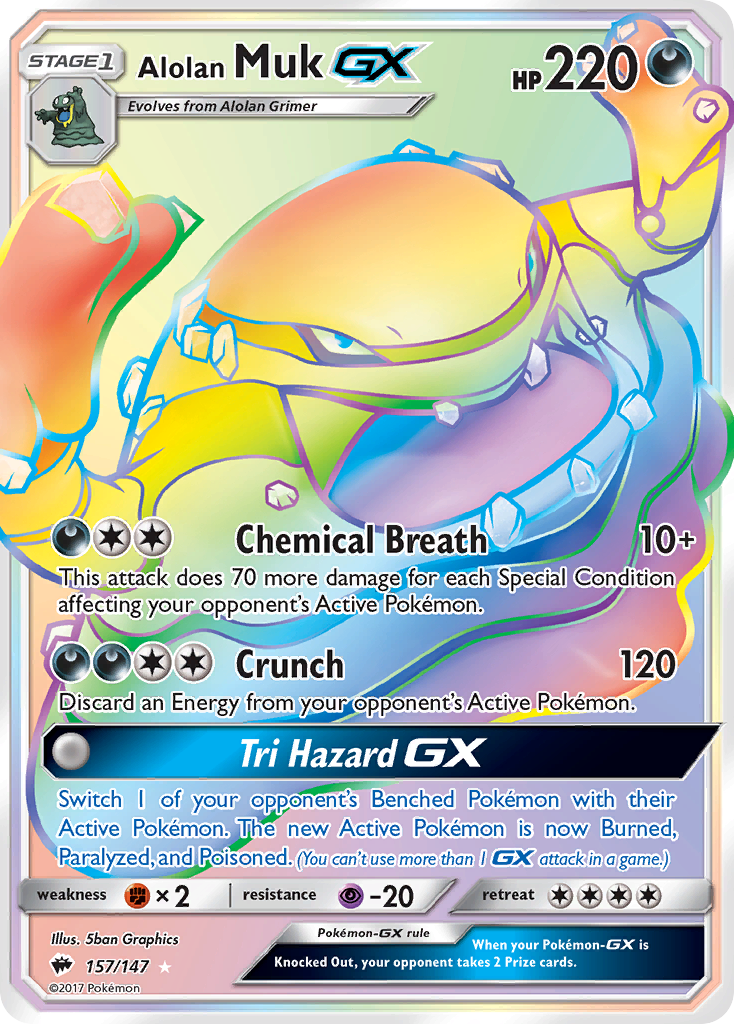 Alolan Muk GX (157/147) [Sun & Moon: Burning Shadows] | Mega City Incorporated