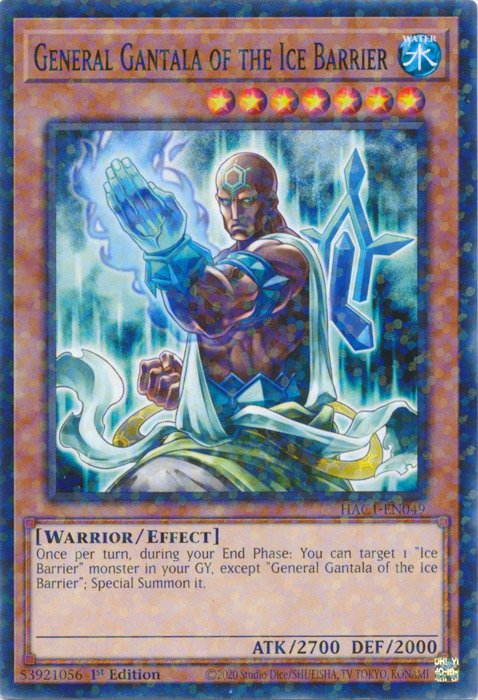 General Gantala of the Ice Barrier (Duel Terminal) [HAC1-EN049] Common | Mega City Incorporated