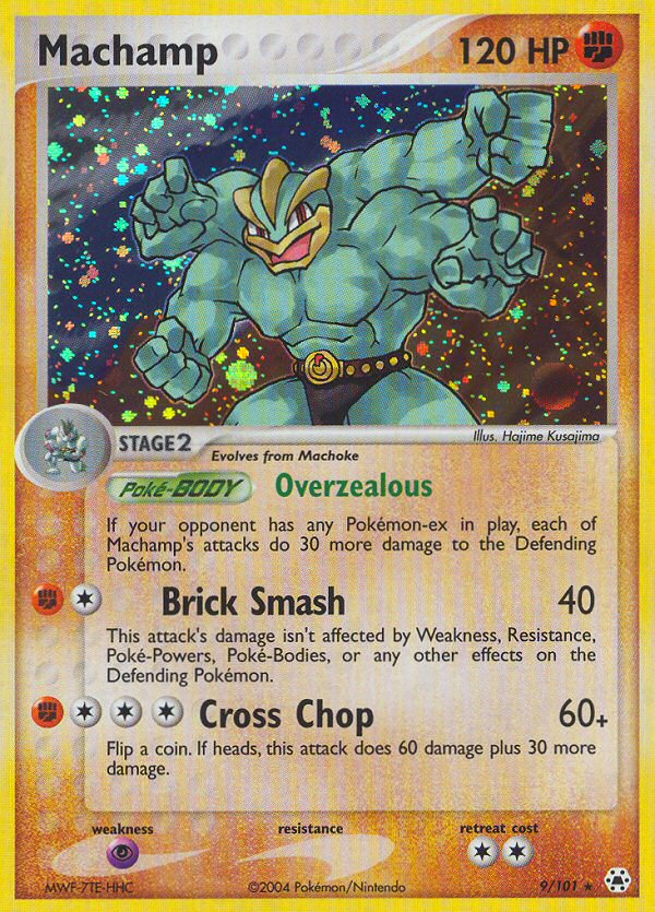 Machamp (9/101) [EX: Hidden Legends] | Mega City Incorporated