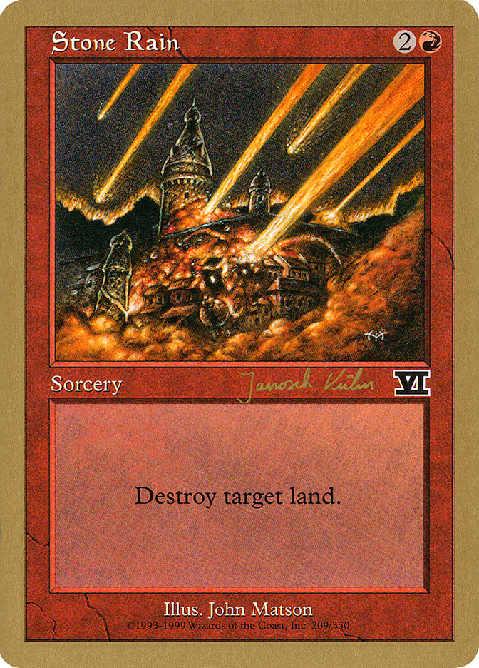 Stone Rain (Janosch Kuhn) [World Championship Decks 2000] | Mega City Incorporated