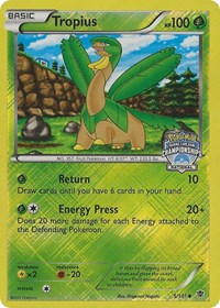 Tropius (5/101) (National Championship Promo) [Black & White: Plasma Blast] | Mega City Incorporated