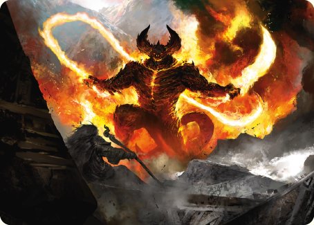 The Balrog, Flame of Udun Art Card [The Lord of the Rings: Tales of Middle-earth Art Series] | Mega City Incorporated