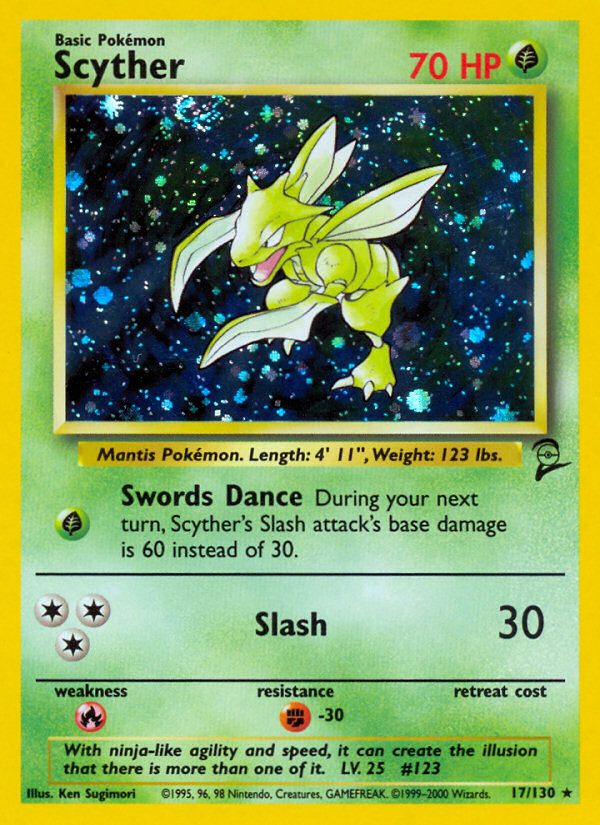 Scyther (17/130) [Base Set 2] | Mega City Incorporated