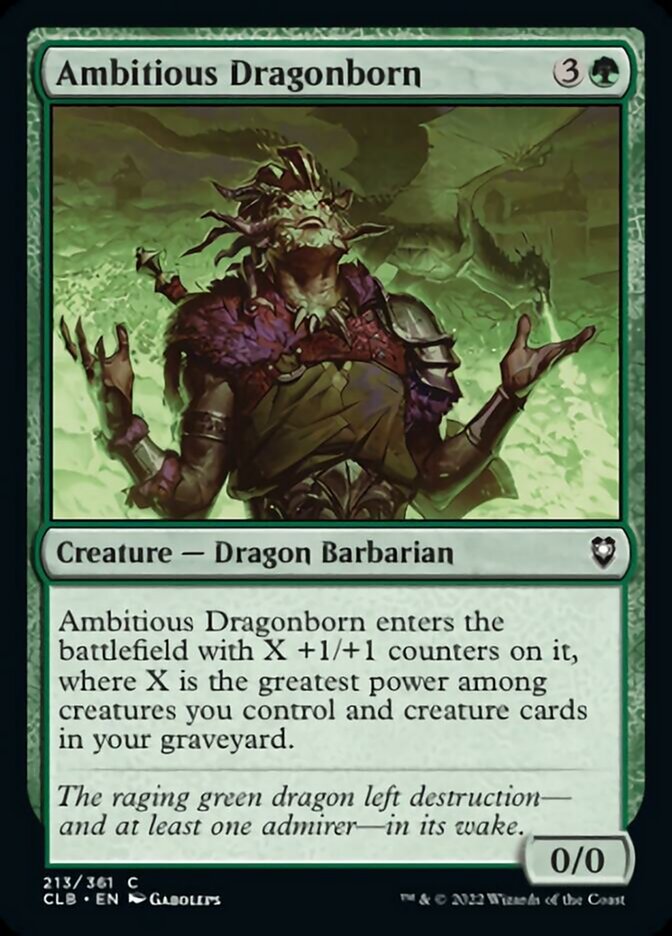 Ambitious Dragonborn [Commander Legends: Battle for Baldur's Gate] | Mega City Incorporated