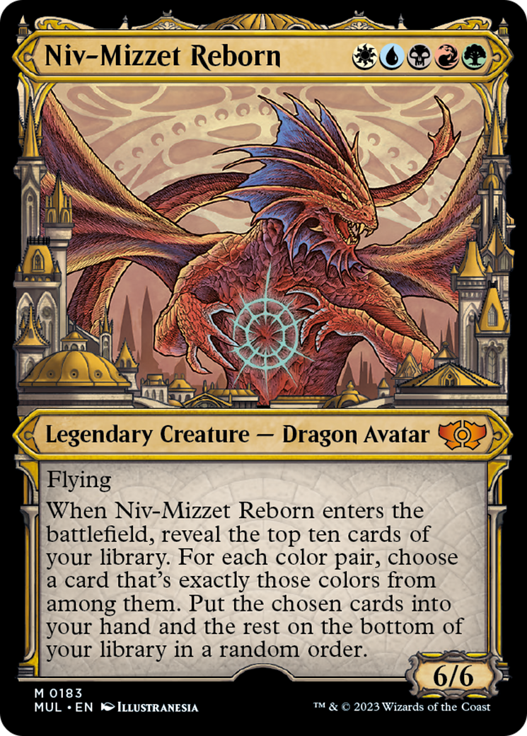 Niv-Mizzet Reborn (Halo Foil) [Multiverse Legends] | Mega City Incorporated