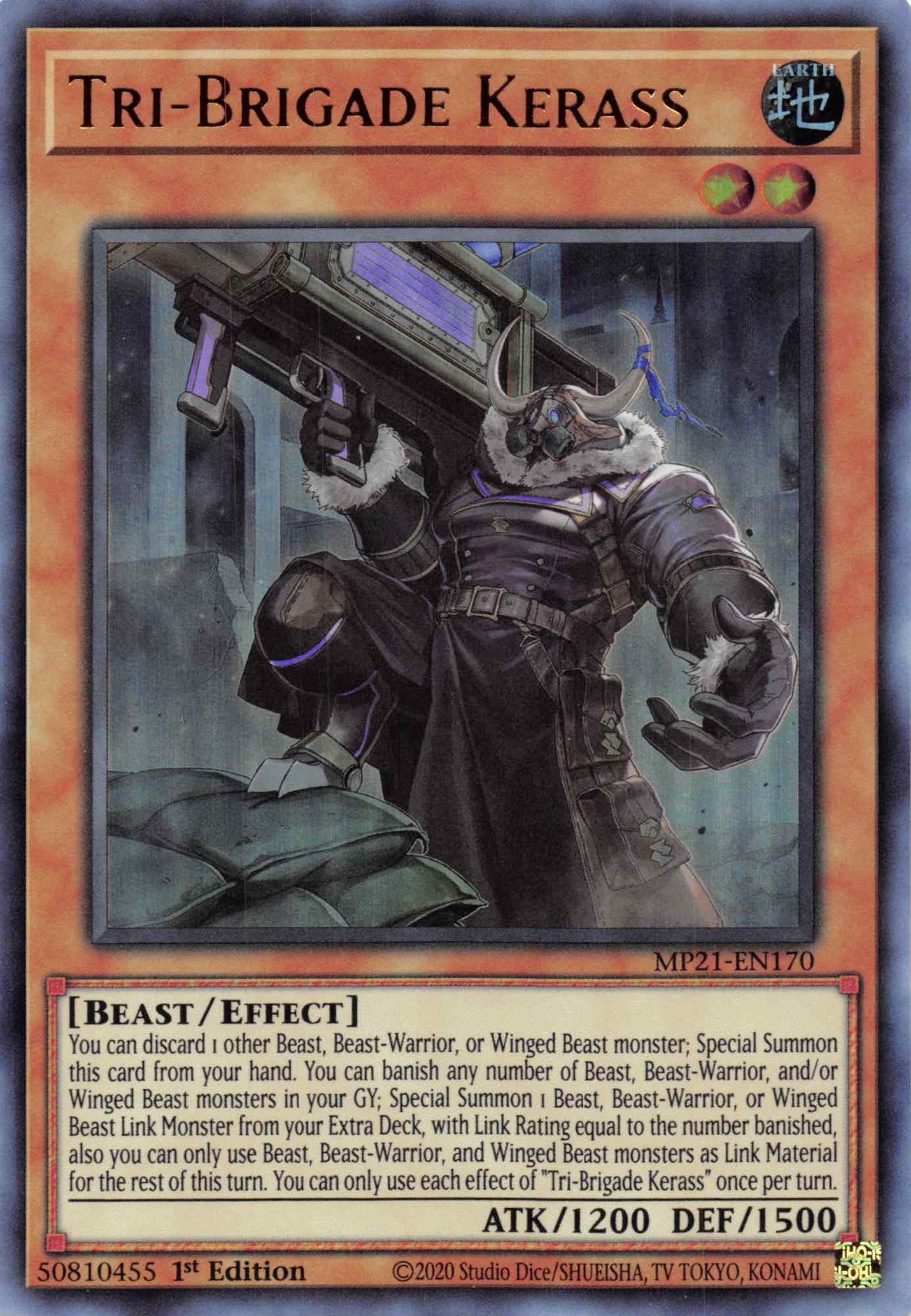 Tri-Brigade Kerass [MP21-EN170] Ultra Rare | Mega City Incorporated