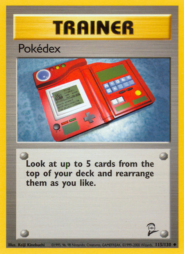 Pokedex (115/130) [Base Set 2] | Mega City Incorporated