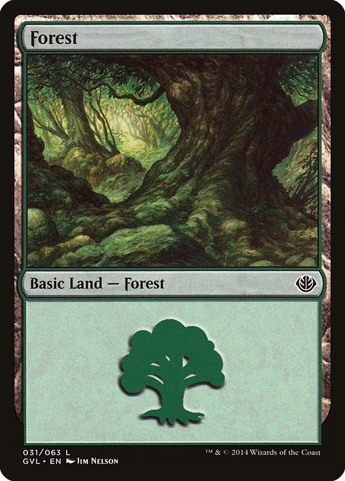 Forest (31) (Garruk vs. Liliana) [Duel Decks Anthology] | Mega City Incorporated