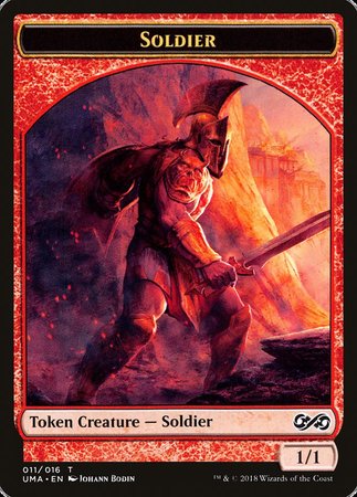 Soldier Token [Ultimate Masters Tokens] | Mega City Incorporated