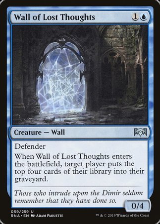 Wall of Lost Thoughts [Ravnica Allegiance] | Mega City Incorporated