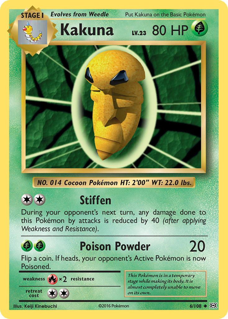 Kakuna (6/108) [XY: Evolutions] | Mega City Incorporated