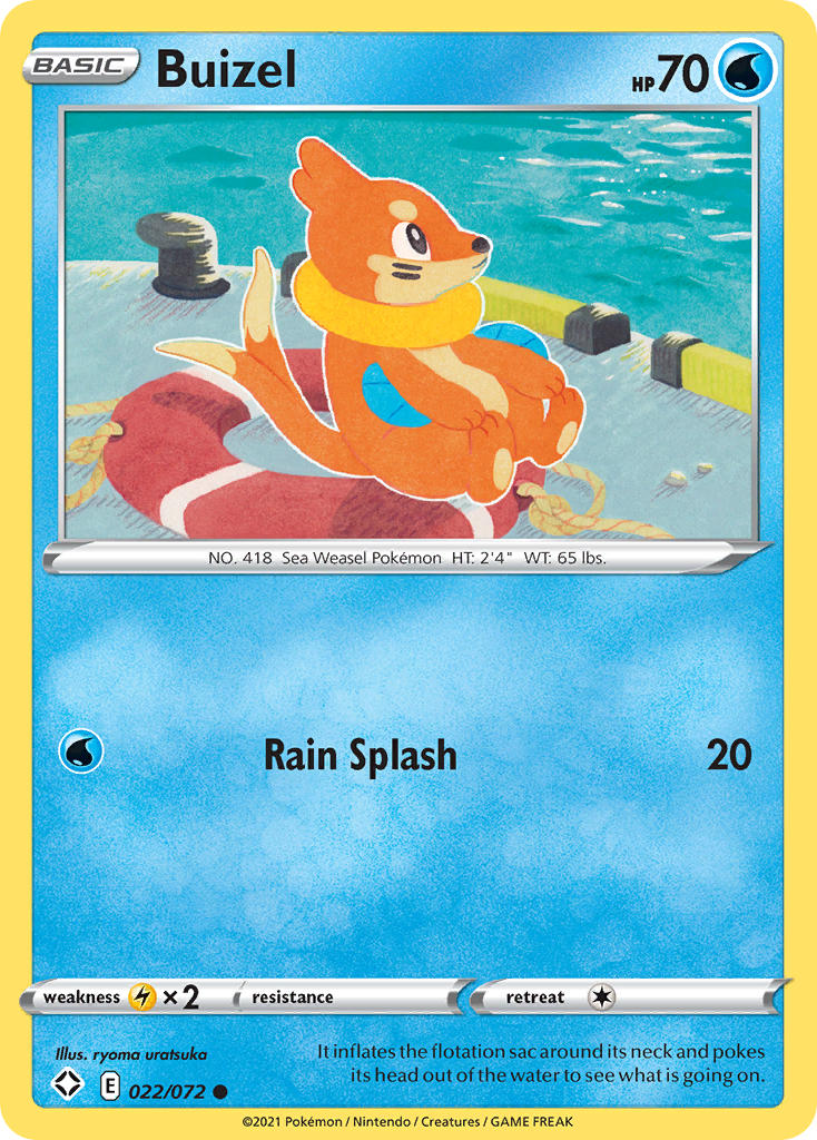 Buizel (022/072) [Sword & Shield: Shining Fates] | Mega City Incorporated